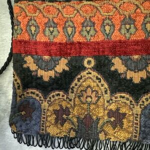 Vintage Crossbody Tapestry Bag‎ BOHO Hippie Floral Unique Gypsy Whimsygoth Small